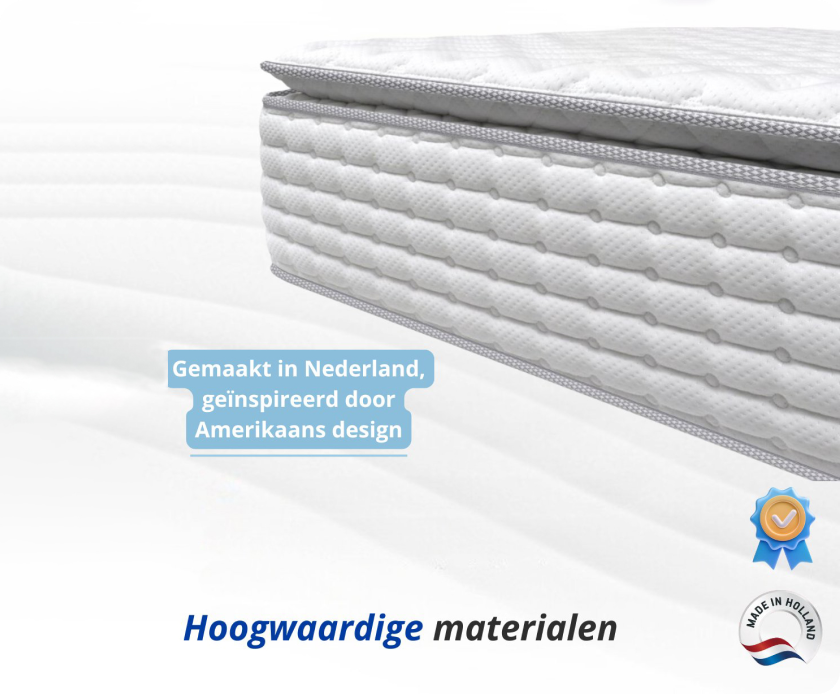 Maan matras® 2-IN-1 Matras & Topper | Koudschuim & Hybrid.