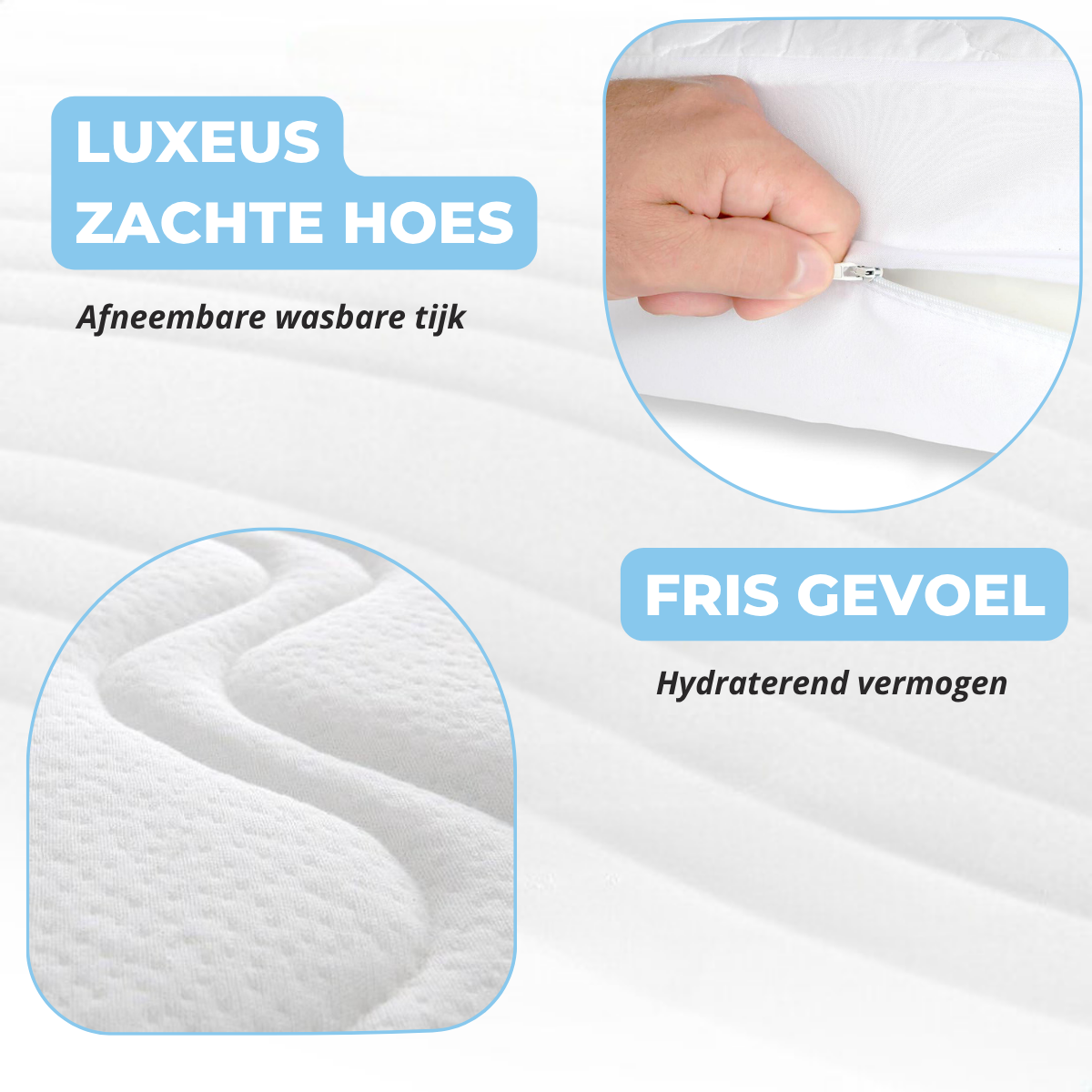 Maan matras® Topper Aanpasbaar