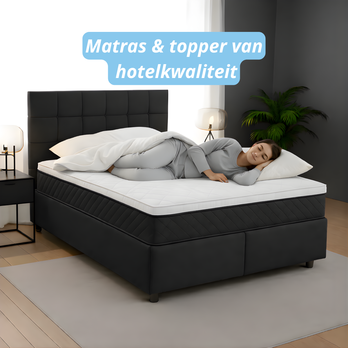 Maan matras ® Boxspring | boxspring met opbergruimte | Boxspring compleet
