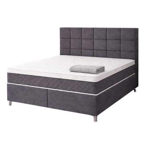 Boxspring compleet | Opbergruimte | Bed antraciet