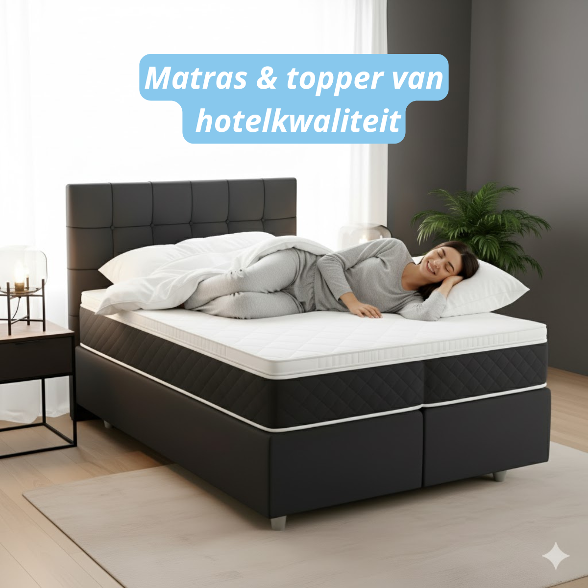 Maan matras ® Boxspring | boxspring met opbergruimte | Boxspring compleet