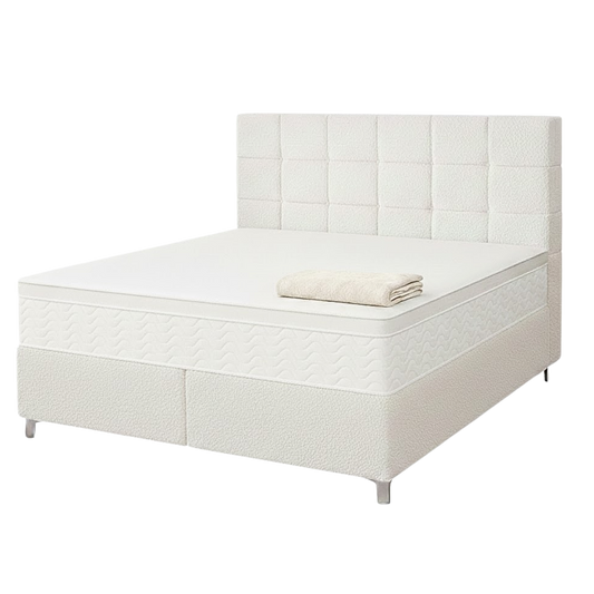 Boxspring compleet | Opbergruimte | Bed | White Crystal